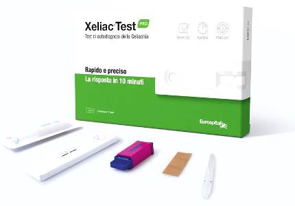 XELIAC TEST PRO DETERMINAZIONE ANTICORPI IGA E IGG ASSOCIATI ALLA MALATTIA CELIACA 1 PEZZO - farmaidea24.com
