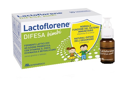 LACTOFLORENE DIFESA BAMBINI 10 FLACONI 100 ML - farmaidea24.com