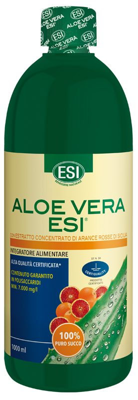 ESI ALOE SUCCO ARANCIA ROSSA 1000 ML - farmaidea24.com