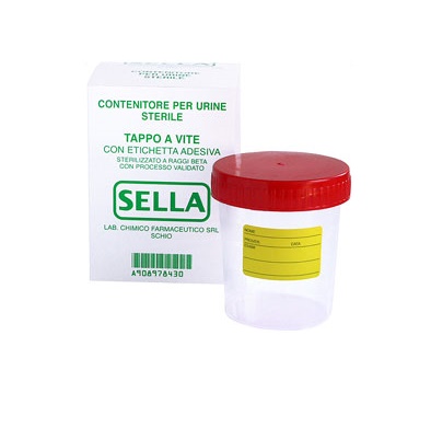 CONTENITORE PER URINA URIN TEST VACUUM STERILE 150ML - farmaidea24.com