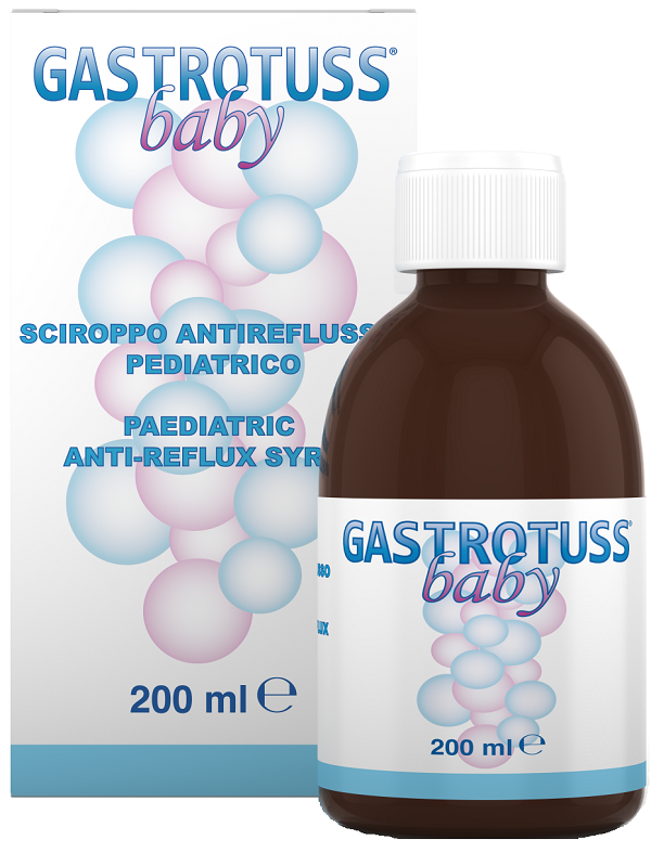 BABY SCIROPPO ANTIREFLUSSO GASTROTUSS 200 ML - farmaidea24.com