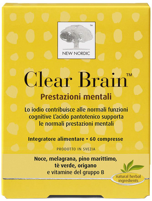CLEAR BRAIN 60 COMPRESSE - farmaidea24.com