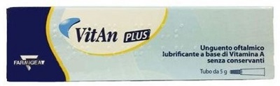 UNGUENTO OFTALMICO LUBRIFICANTE VITAN PLUS 5 G - farmaidea24.com