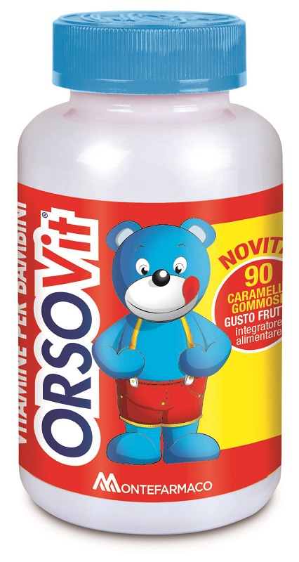 ORSOVIT CARAMELLE GOMMOSE 90 PEZZI - farmaidea24.com