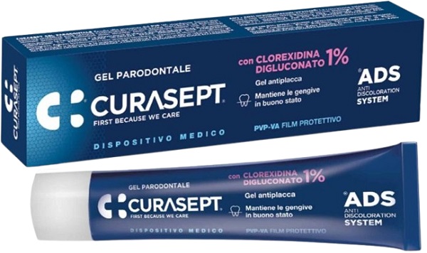 CURASEPT ADS GEL PARODONTALE CLOREXIDINA DIGLUCONATO 1% 30 ML - farmaidea24.com
