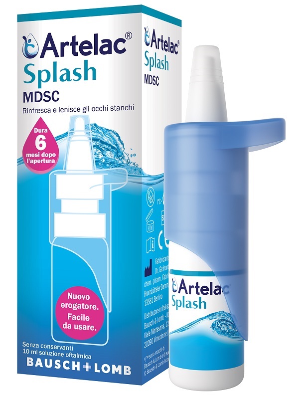 ARTELAC SPLASH MULTIDOSE GOCCE OCULARI FLACONE 10 ML - farmaidea24.com