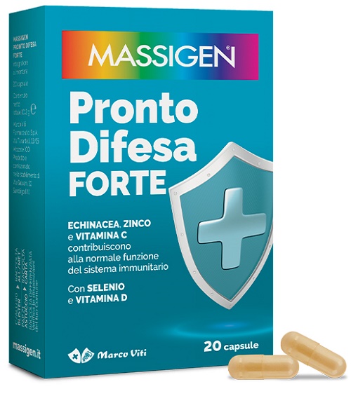 MASSIGEN PRONTO DIFESA FORTE 20 CAPSULE - farmaidea24.com