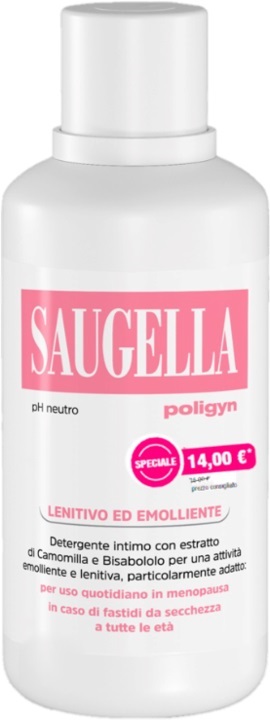 SAUGELLA POLIGYN PH NEUTRO LENITIVO ED EMOLLIENTE 500 ML TAGLIO PREZZO - farmaidea24.com