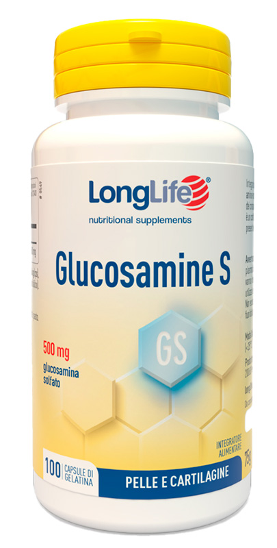 LONGLIFE GLUCOSAMINE S 100 CAPSULE DI GELATINA - farmaidea24.com