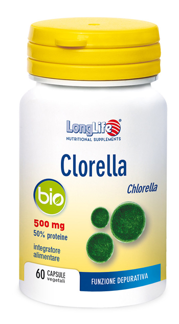 LONGLIFE CLORELLA BIO 60 CAPSULE VEGETALI - farmaidea24.com