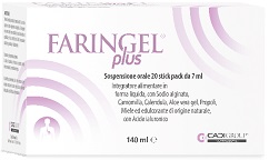 FARINGEL PLUS 20 STICK PACK 7 ML - farmaidea24.com
