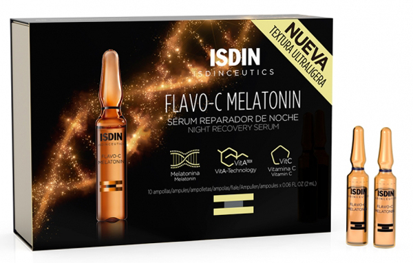 ISDINCEUTICS FLAVO C MELATONIN 10 FIALE - farmaidea24.com