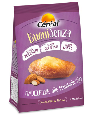 CEREAL BUONISENZA MADELEINE ALLE MANDORLE 180 G - farmaidea24.com