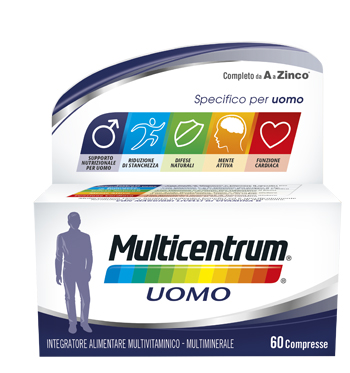 MULTICENTRUM UOMO 60 COMPRESSE - farmaidea24.com