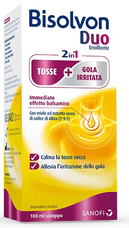BISOLVON DUO SCIROPPO EMOLLIENTE 100 ML - farmaidea24.com