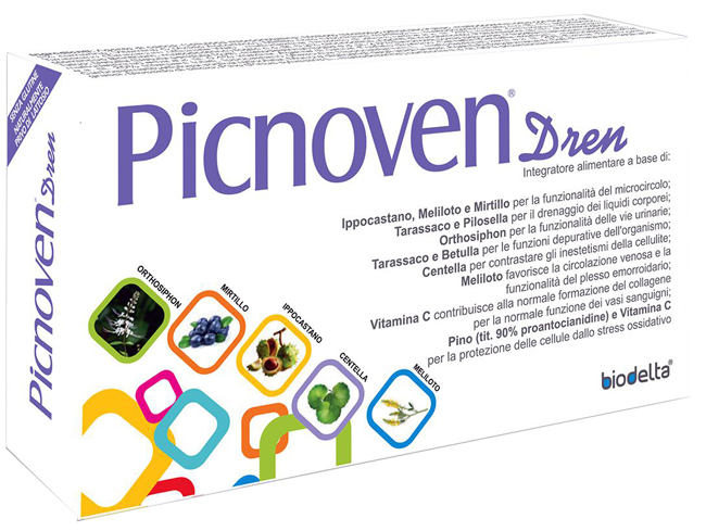 PICNOVEN DREN 100 COMPRESSE 62 G - farmaidea24.com