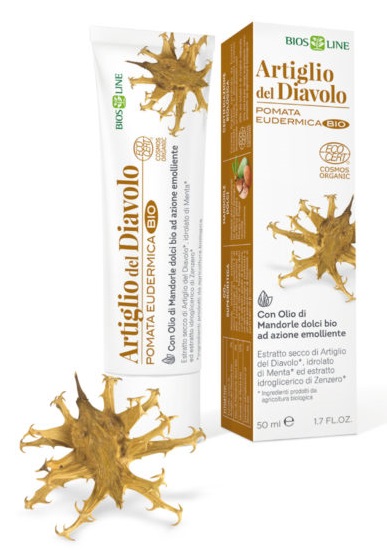 BIOSLINE ARTIGLIO DEL DIAVOLO POMATA EUDERMICA BIO CERT ECOCERT 50 ML - farmaidea24.com