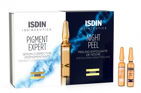 ISDINCEUTICS ROUTINE ANTIMACCHIE ISDINCEUTICS PIGMENT EXPERT 10 FIALE GIORNO + ISDINCEUTICS NIGHT PEEL 10 FIALE NOTTE - farmaidea24.com