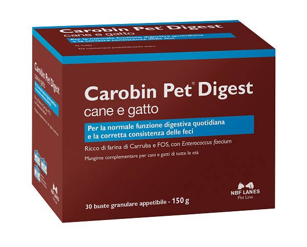CAROBIN PET DIGEST GRANULARE 30 BUSTE DA 5 G - farmaidea24.com