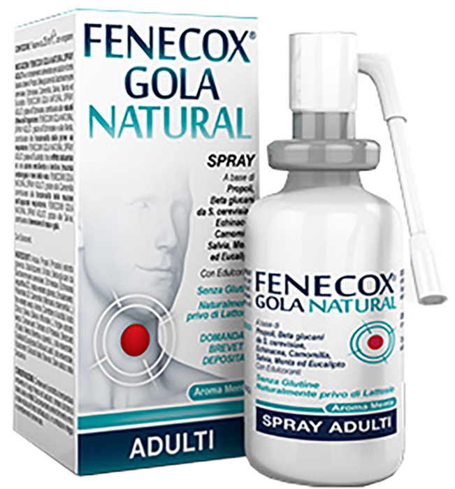 FENECOX GOLA NATURAL SPRAY ADULTI 25 ML - farmaidea24.com