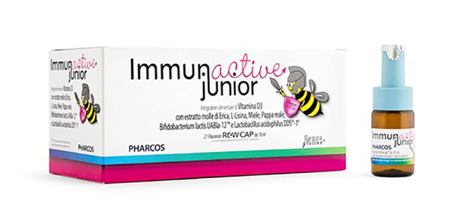 IMMUNACTIVE JUNIOR PHARCOS 21 FIALE 10 ML - farmaidea24.com