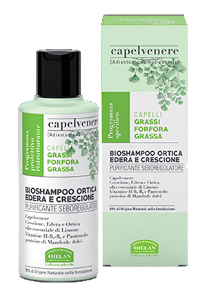 CAPELVENERE BIOSHAMPOO ORTICA EDERA E CRESCIONE 200 ML - farmaidea24.com