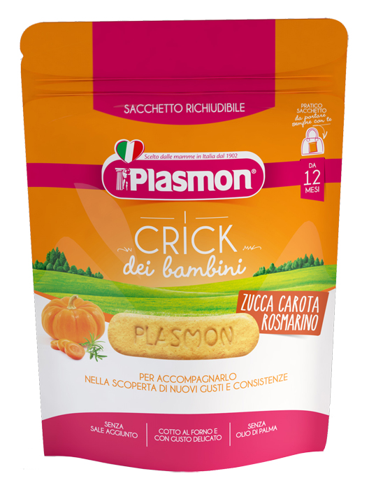 PLASMON CRICK ZUCCA/CARORA/ROSMARINO 100 G - farmaidea24.com