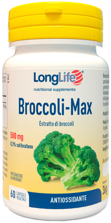 LONGLIFE BROCCOLI MAX 60 CAPSULE - farmaidea24.com