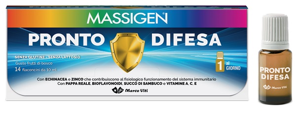MASSIGEN PRONTO DIFESA 14 FLACONI X 10 ML - farmaidea24.com