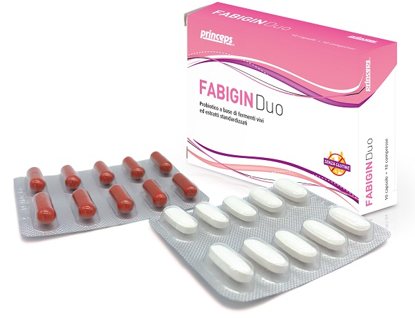FABIGIN DUO 10 CAPSULE 10 COMPRESSE - farmaidea24.com