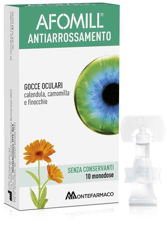 AFOMILL ANTIARROSSAMENTO SENZA CONSERVANTI 10 FIALE DA 0,5 ML - farmaidea24.com