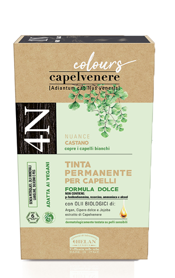 CAPELVENERE COLOURS TINTA CAPELLI 4N CASTANO - farmaidea24.com