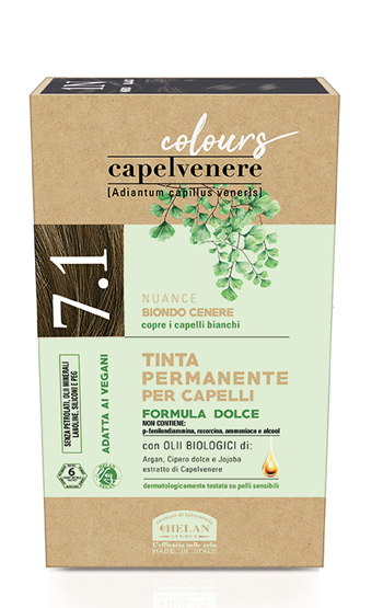 CAPELVENERE COLOURS TINTA CAPELLI 7,1N BIONDO CENERE - farmaidea24.com