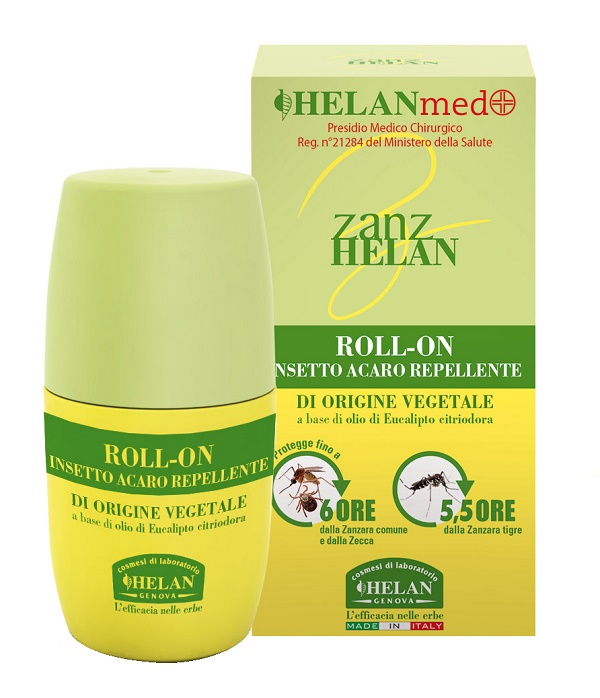 ZANZHELAN INSETTOREPELLENTE VEGETALE ROLL-ON 50 ML - farmaidea24.com