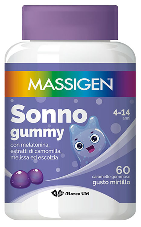MASSIGEN SONNO GUMMY 60 CARAMELLE - farmaidea24.com