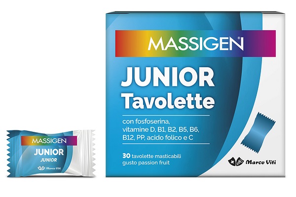 MASSIGEN JUNIOR 30 TAVOLETTE MASTICABILI - farmaidea24.com