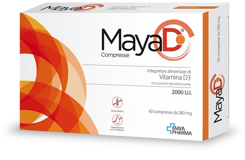 MAYA D 60 COMPRESSE MASTICABILI DA 280 MG - farmaidea24.com