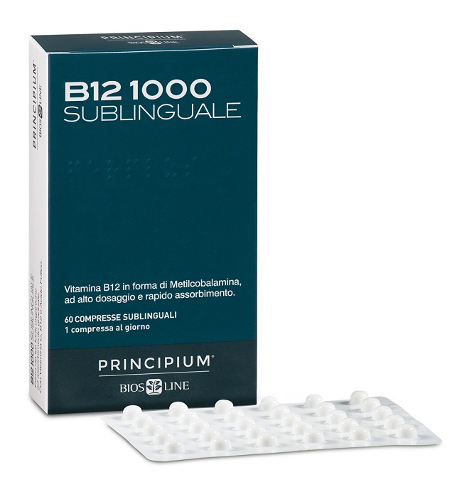 PRINCIPIUM B12 1000 60 COMPRESSE SUBLINGUALI - farmaidea24.com