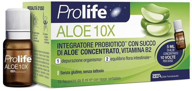 PROLIFE ALOE 10 FLACONI X 8 ML - farmaidea24.com