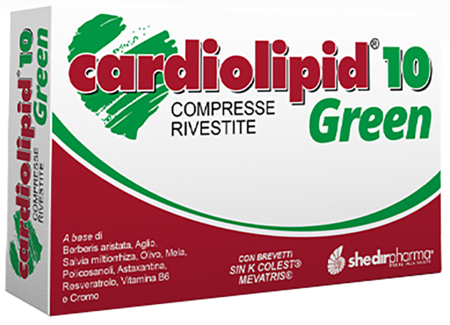 CARDIOLIPID 10 GREEN 30 COMPRESSE RIVESTITE - farmaidea24.com