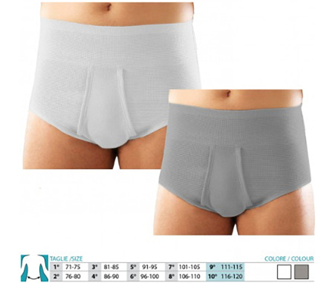 ORIONE 309 SLIP UOMO CONTENITIVO APERTO GRIGIO 3 - farmaidea24.com