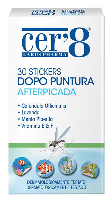 CER'8 STICKERS DOPO PUNTURA 30 PEZZI - farmaidea24.com