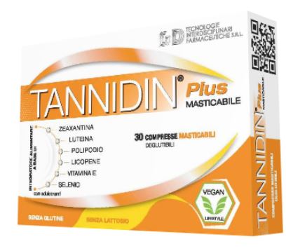 TANNIDIN PLUS 30 COMPRESSE MASTICABILI - farmaidea24.com