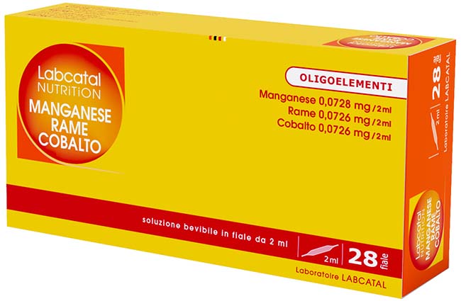 LABCATAL NUTRITION MANGANESE RAME E COBALTO 28 FIALE - farmaidea24.com