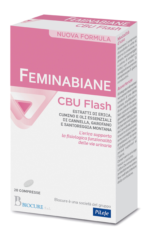 FEMINABIANE CBU FLASH 20 COMPRESSE NUOVA FORMULA - farmaidea24.com
