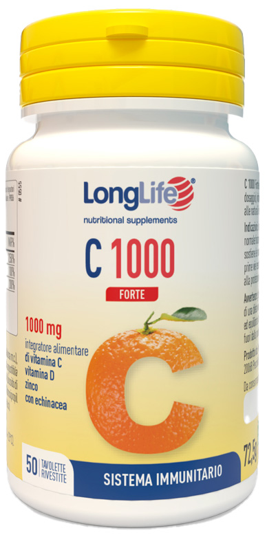 LONGLIFE C 1000 FORTE 50 TAVOLETTE - farmaidea24.com