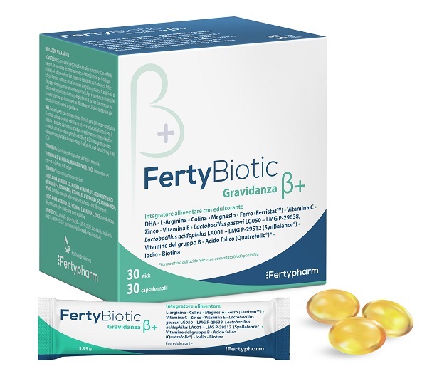 FERTYBIOTIC GRAVIDANZA BETA+ 30 STICK + 30 CAPSULE - farmaidea24.com