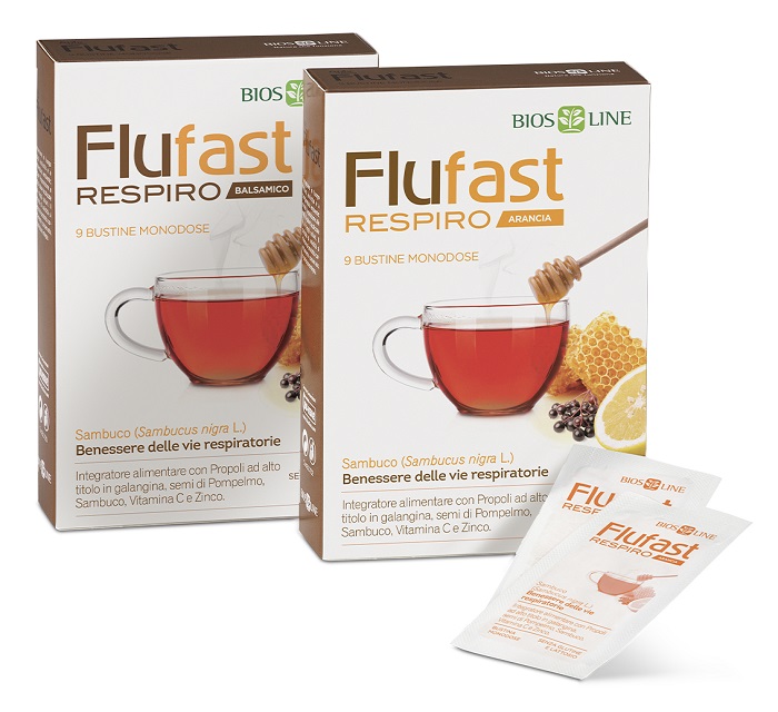 APIX PROPOLI FLUFAST RESPIRO ARANCIA 9 BUSTE BIOSLINE - farmaidea24.com