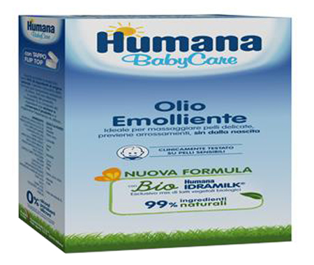 HUMANA BABY CARE OLIO EMOLLIENTE 250 ML - farmaidea24.com