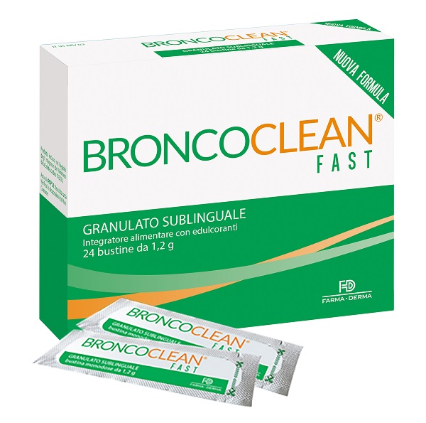 BRONCOCLEAN FAST GRANULATO SUBLINGUALE 24 BUSTINE - farmaidea24.com